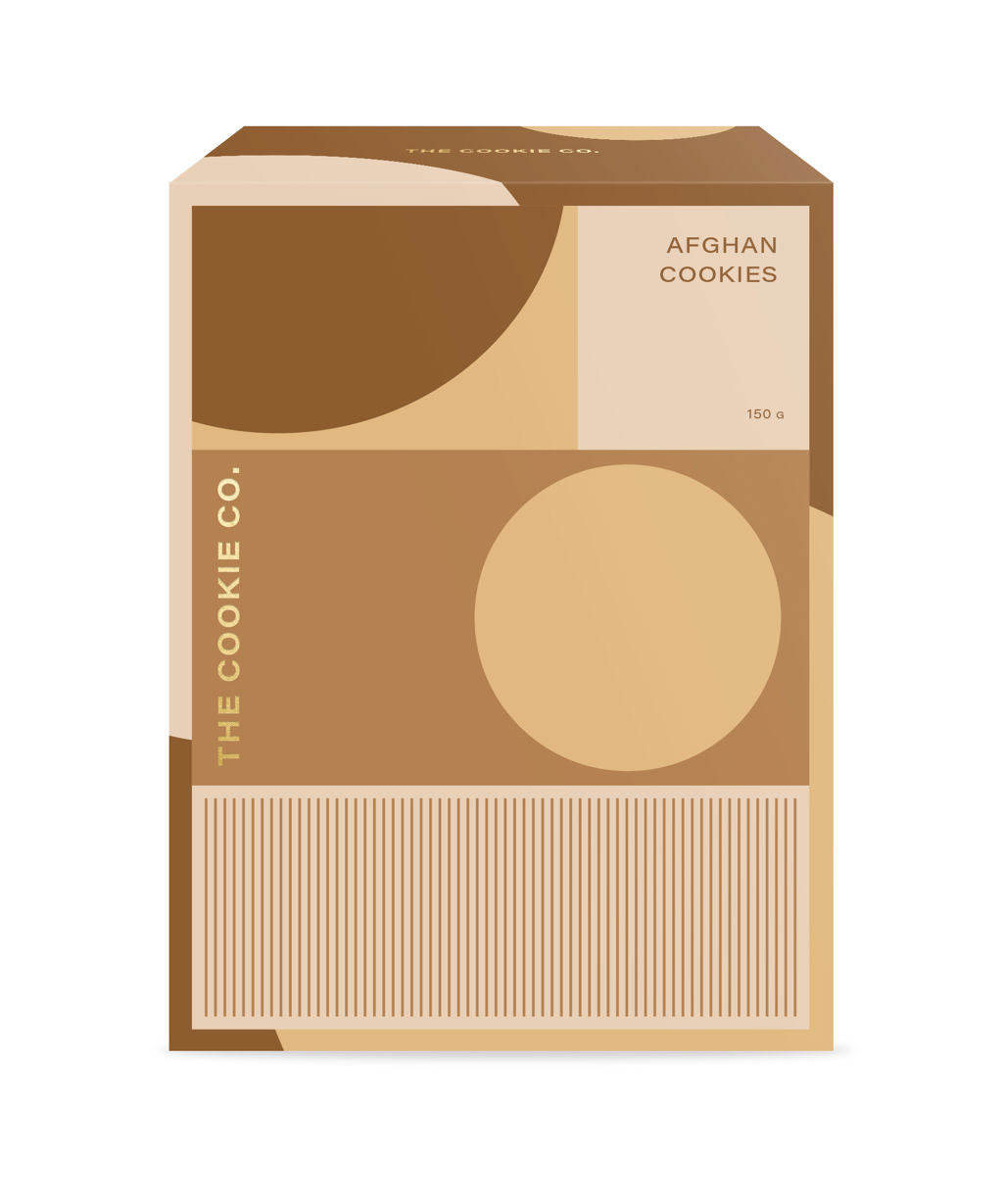 The Cookie Co Choc Afghans 150g Cream