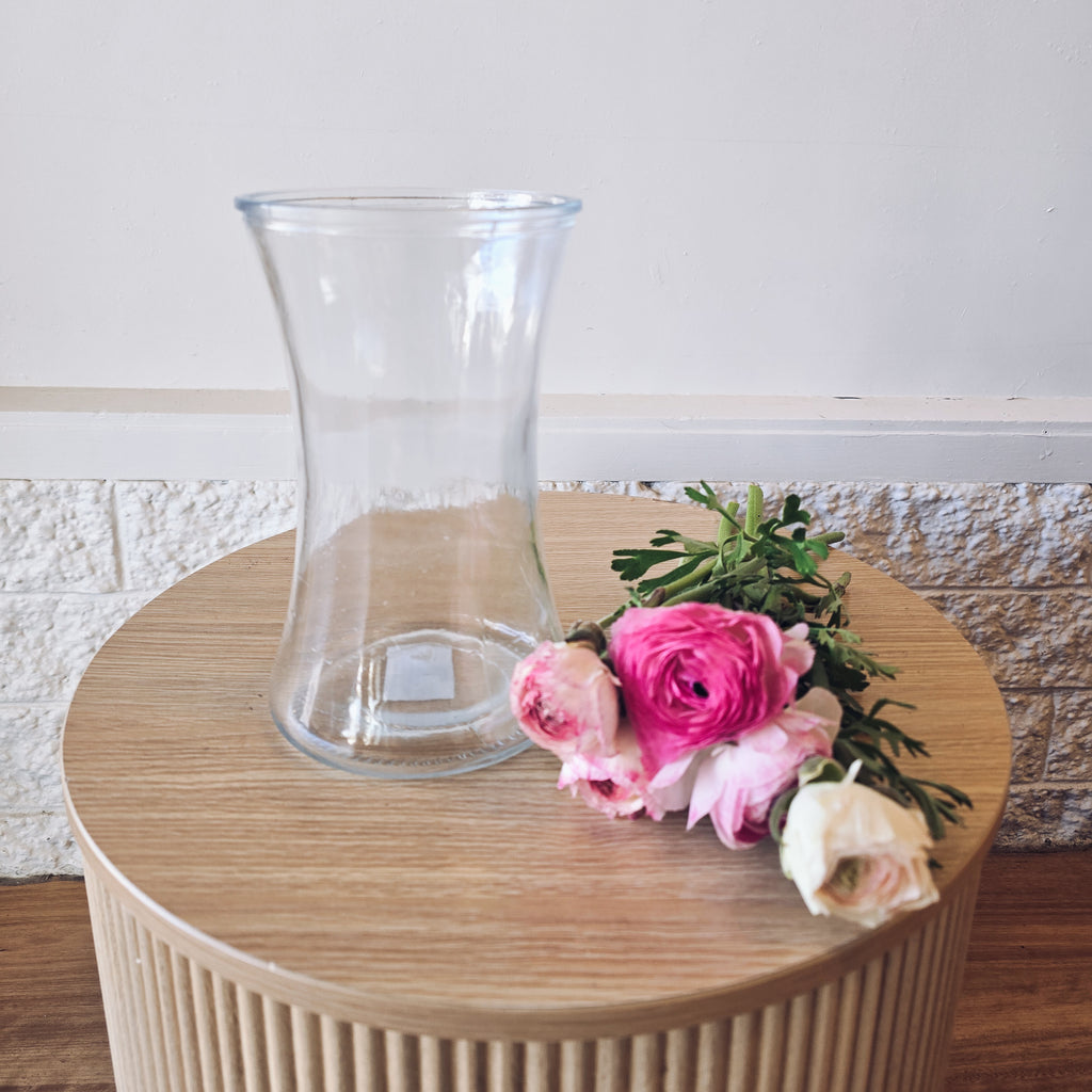 Hourglass Glass Vase
